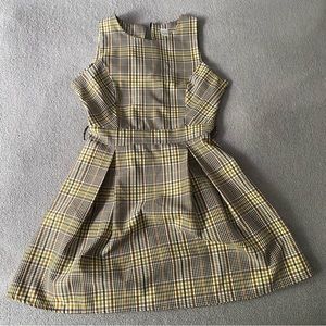 TWIK Plaid Pleated Mini Dress